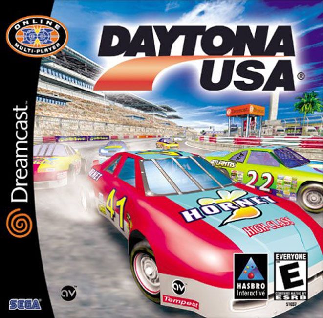 Daytona USA box art for Sega Dreamcast